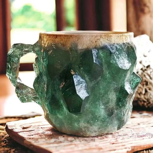 🔥2025 HOT SALE ✨️ New Mineral Crystal Coffee Mugs☕More than 2 items at half price