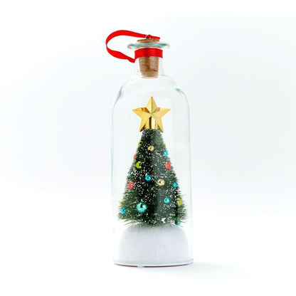 Forever Voice Recordable Christmas Tree Bottle – Personalized Message Ornament That Saves Voices Forever – Heartfelt Christmas Gift for Mom, Kids, Friends & Loved Ones