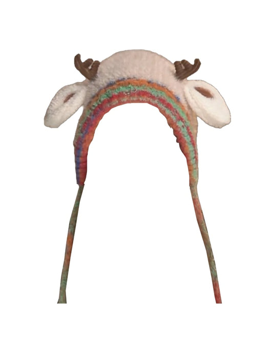 🎄Early Christmas Sale🧶 Original Festive Antler Hat