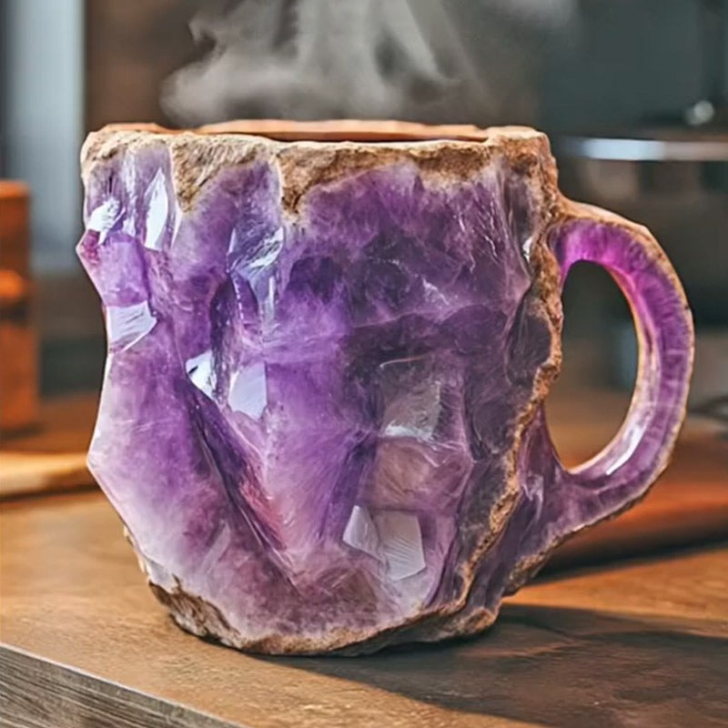 🔥2025 HOT SALE ✨️ New Mineral Crystal Coffee Mugs☕More than 2 items at half price