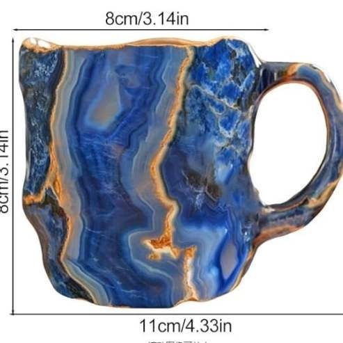 🔥2025 HOT SALE ✨️ New Mineral Crystal Coffee Mugs☕More than 2 items at half price