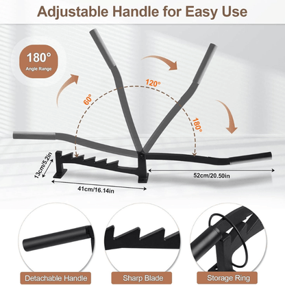 Wall Mounted Firewood Kindling Splitter